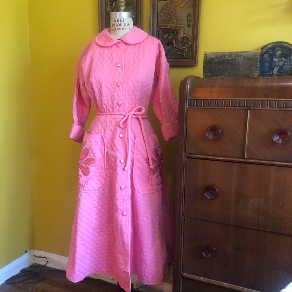 1950’s vintage Pink House Robe
